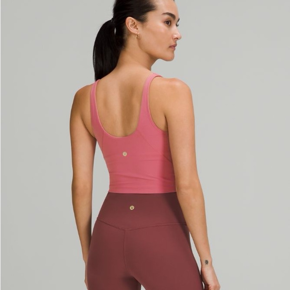 Pink Lululemon Align Crop Top